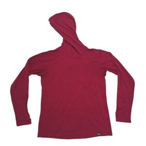Patagonia‎ Capilene Cool Daily Hoodie Long Sleeve Athletic Top Red size Small